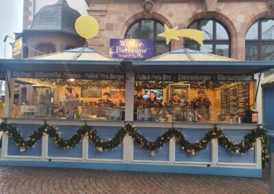 Spreuer und Flamme Winter BBQ